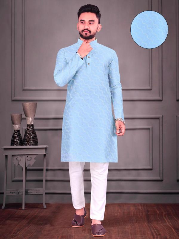 Sabella Lehriya 1 sequence Mens Jacquard kurta payjama Wholesale Catalog