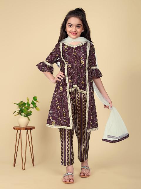 Sabella Pari Kids Printed Cotton Kurti Wholesale Catalog