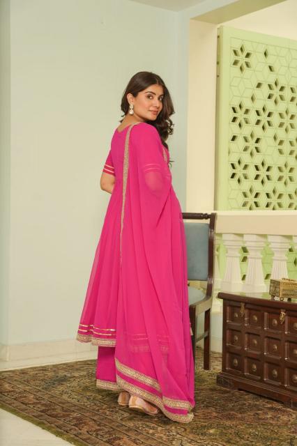 Sabella Paryusha party wear pink kurti in india Wholesale catalog