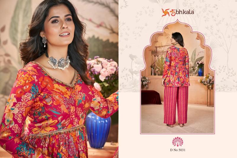 SHUBHKALA FLORY VOL 47 New Exclusive Print with Foil Designer Ready to Wear Kurti 