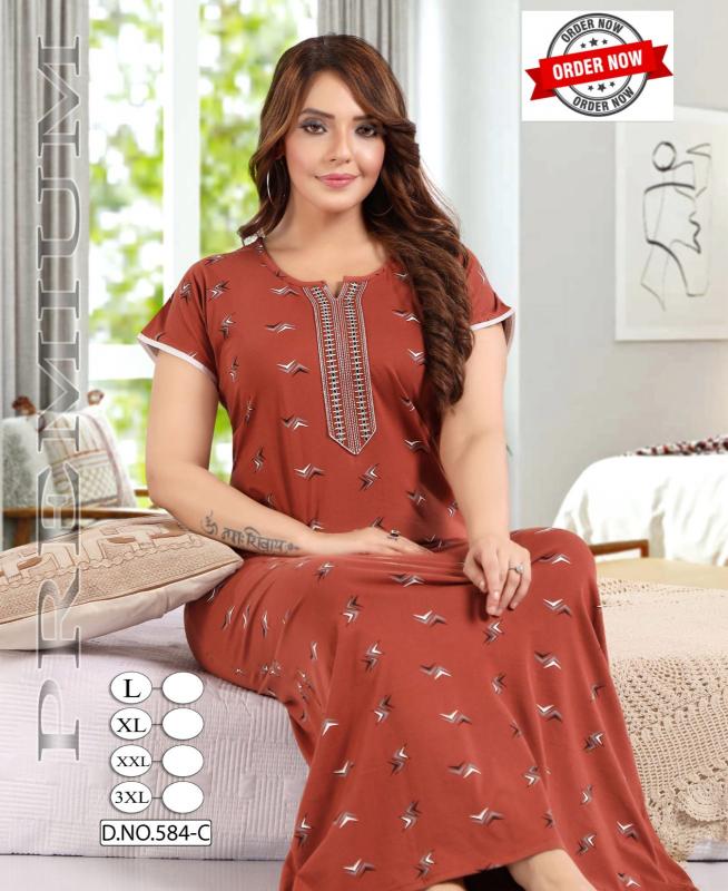 SUMMER SPECIAL VOL.PC584 Night Suits Wholesale catalog