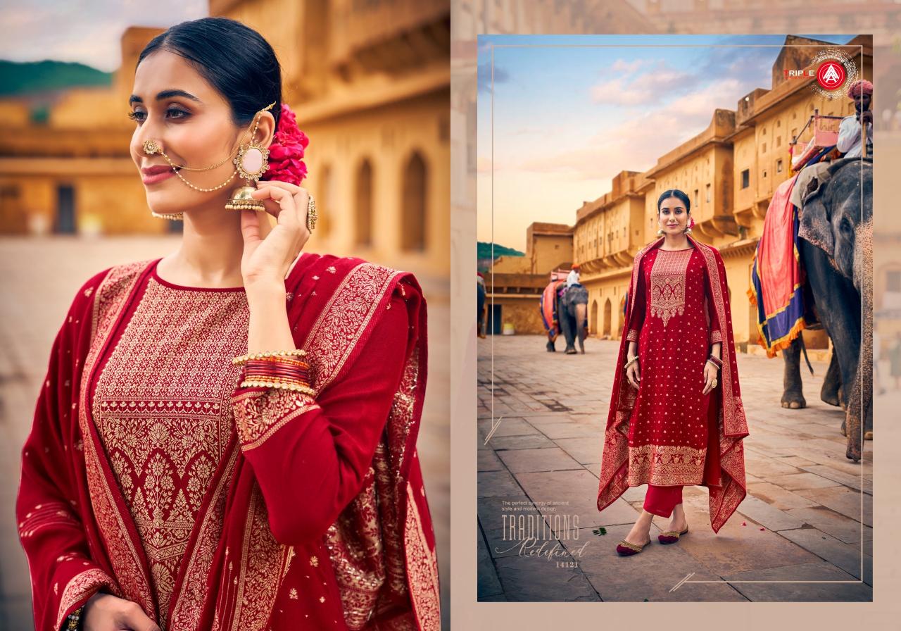 Triple Aaa MAHARAJA Dress Material Wholesale Catalog