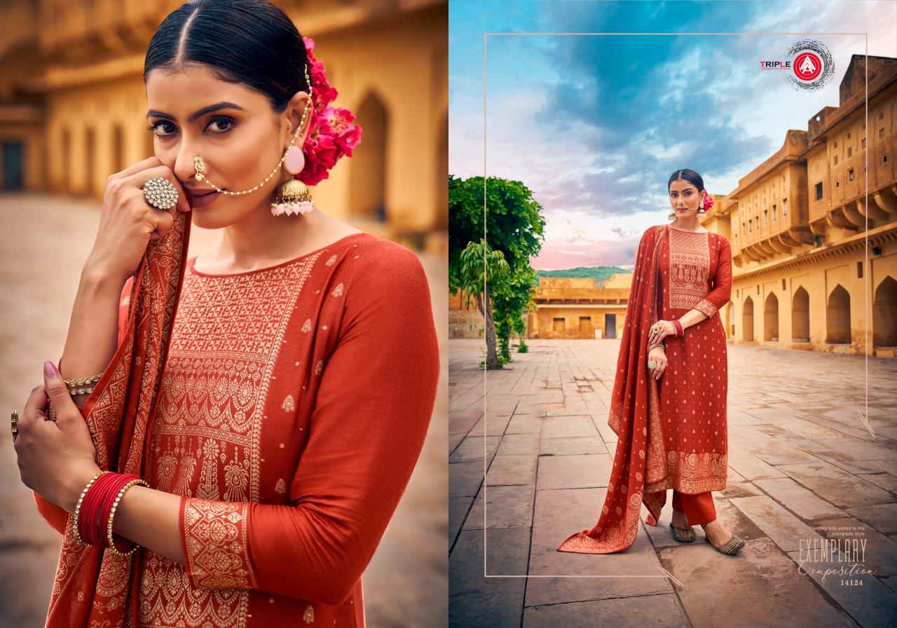 Triple Aaa MAHARAJA Dress Material Wholesale Catalog