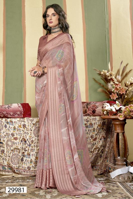 Vallabhi Uditi Vol 5 Georgette Fancy Saree Wholesale Catalog