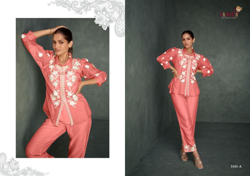 Vamika Rabya Vol-1 Silver Co-ord set Western Wear Wholesale catalog