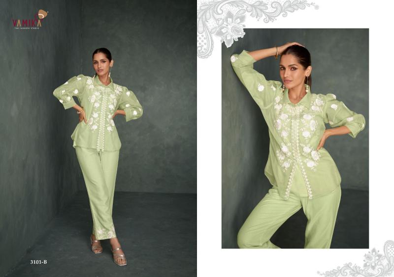 Vamika Rabya Vol-1 Silver Co-ord set Western Wear Wholesale catalog