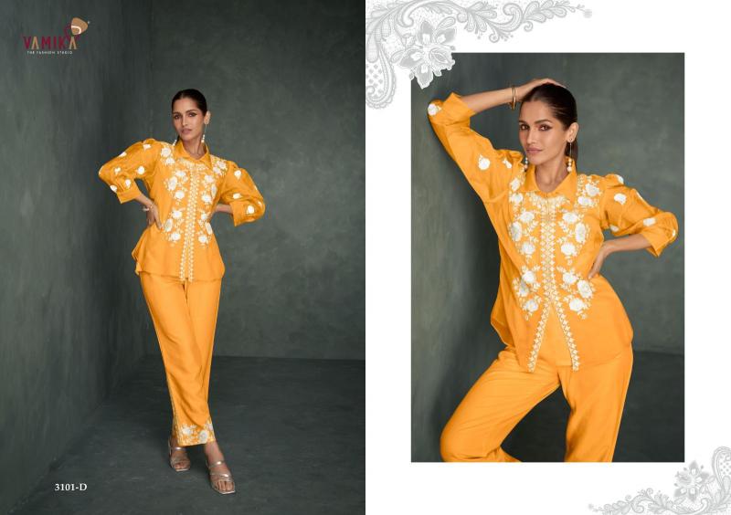 Vamika Rabya Vol-1 Silver Co-ord set Western Wear Wholesale catalog