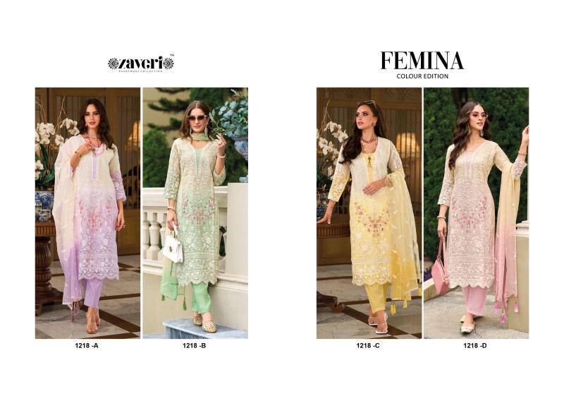 Zaveri Femina Colour Edition Salwar Kameez Wholesale Catalog