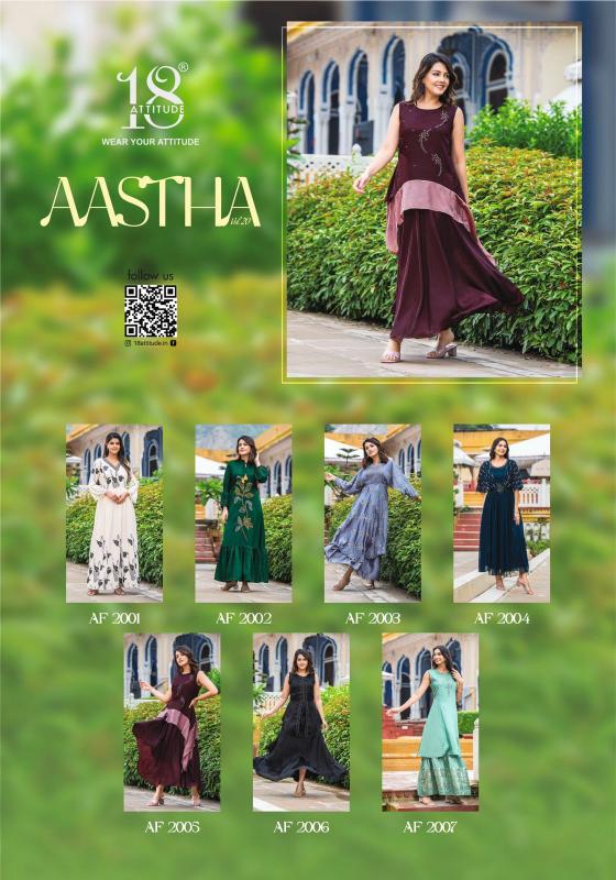 18 Attitude Aastha Vol 20 Buy Long Kurti Online India 