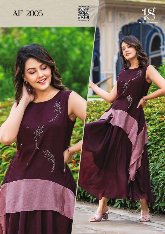 18 Attitude Aastha Vol 20 Buy Long Kurti Online India 