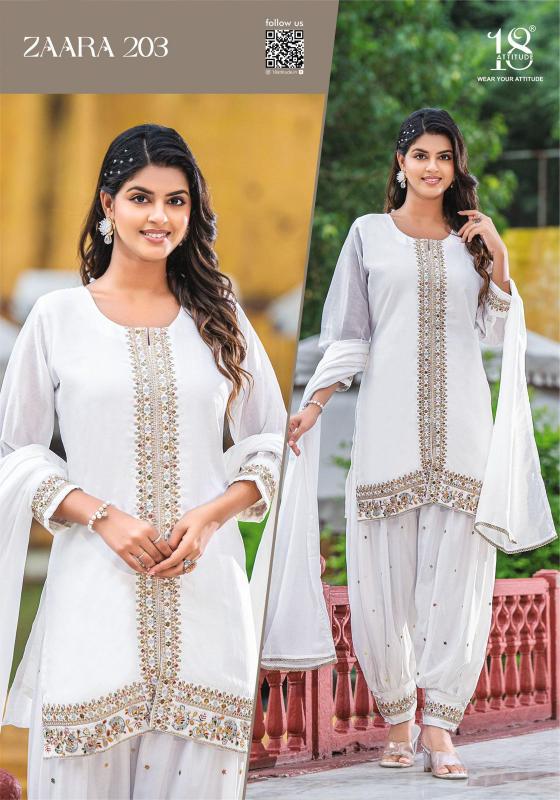 18 Attitude Zaara Vol 2 designer party wear kurtis online india
