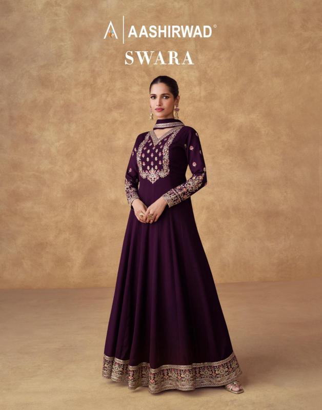 Aashirwad Swara Chinon Silk Gown Kurtis online india ebay