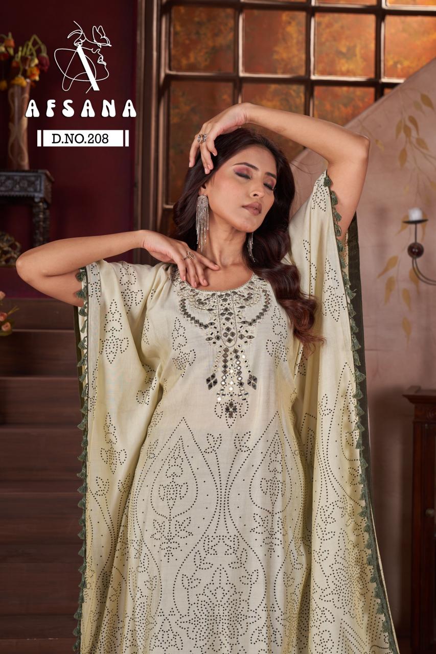 Afsana Kaftan D no. 208 Buy Kaftan Kurti online india