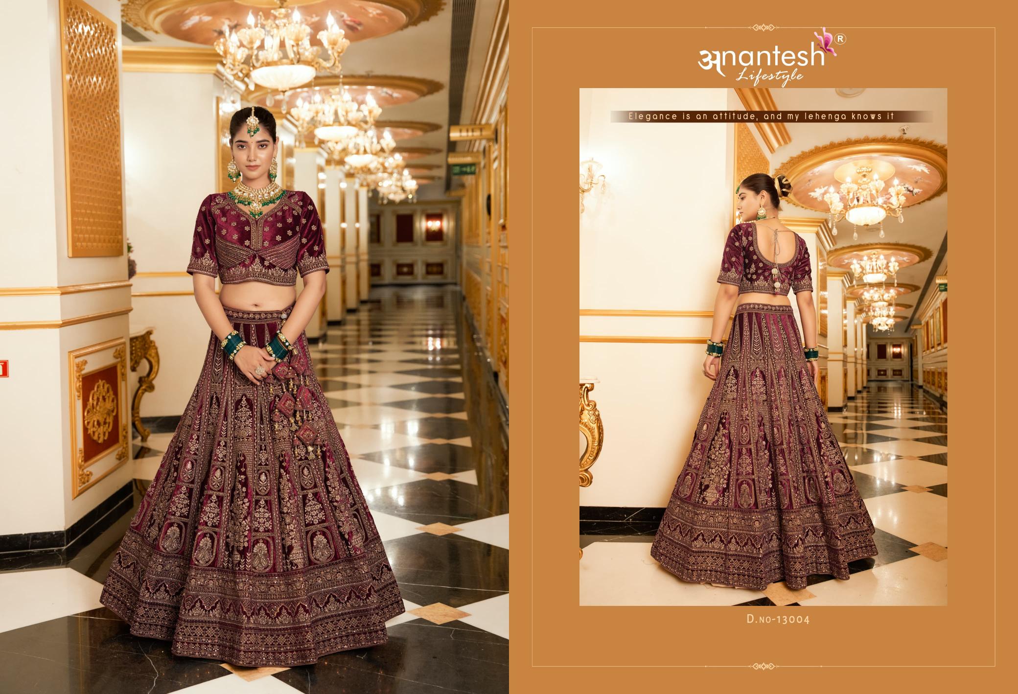 Anantesh Wedding Bride Vol 2 Designer Lehenga Choli Wholesale Catalog