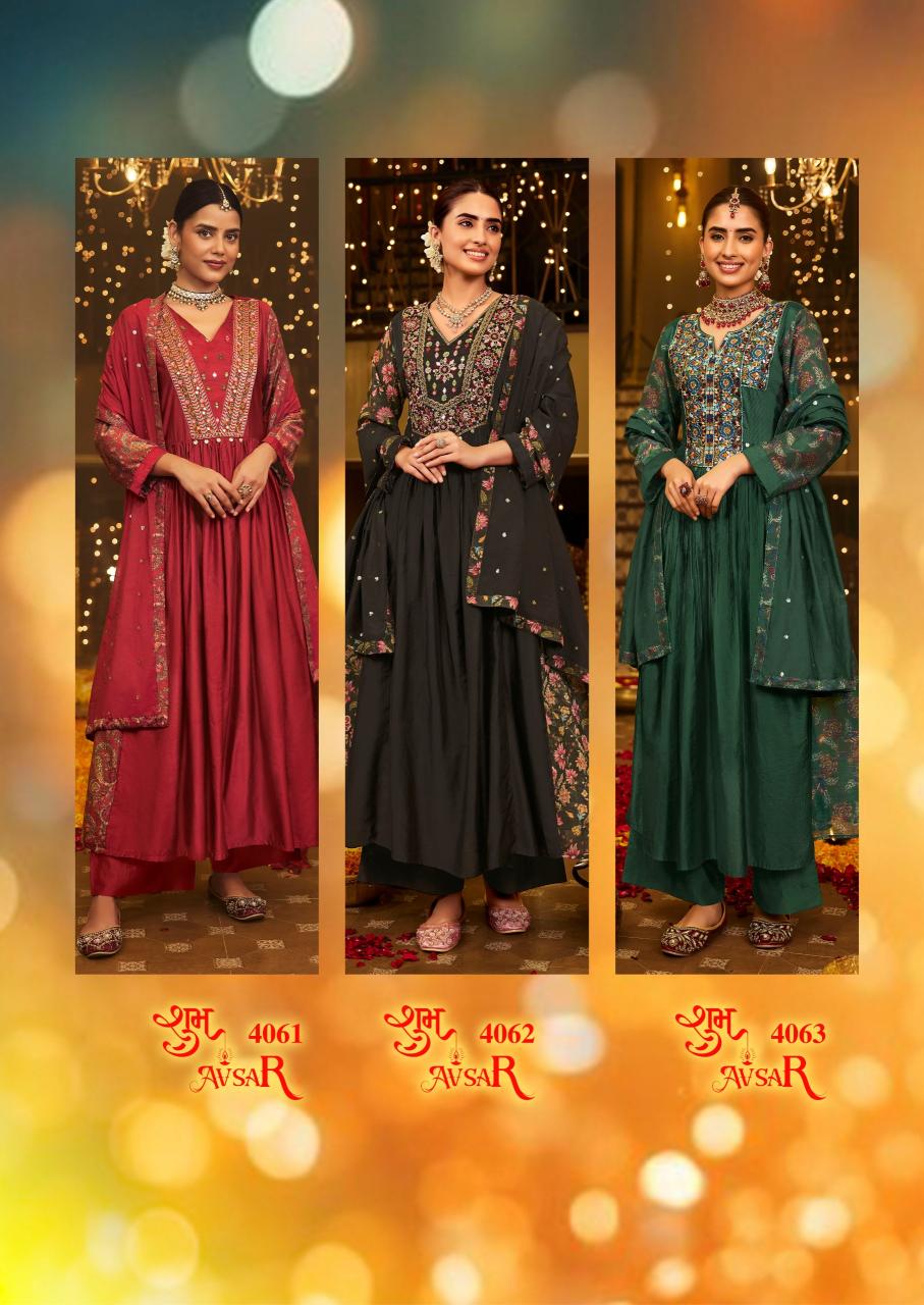 Anju Fabrics Shubh Avsar Fashion Kurtis Online shopping india