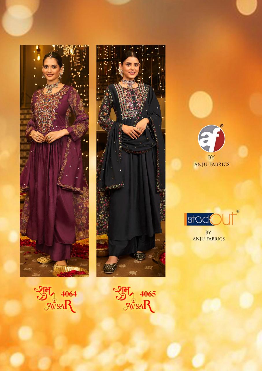 Anju Fabrics Shubh Avsar Fashion Kurtis Online shopping india