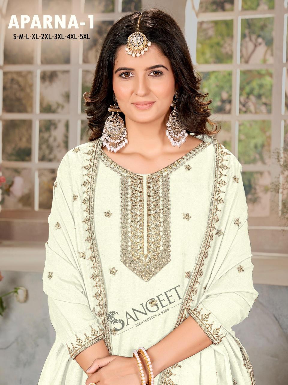 Sangeet Aparna Vol 1 Buy White kurtis online india