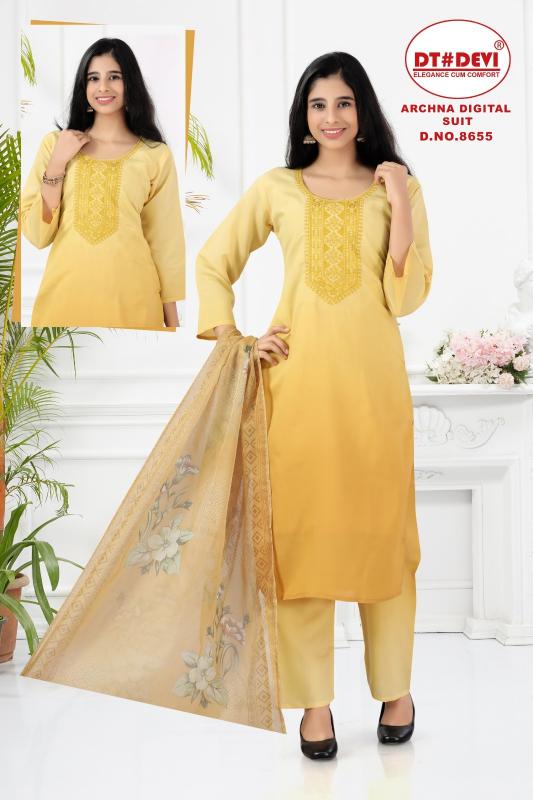 Archna Digital Suit 8655 Printed Kids Wear Kurtis wholesalers in india