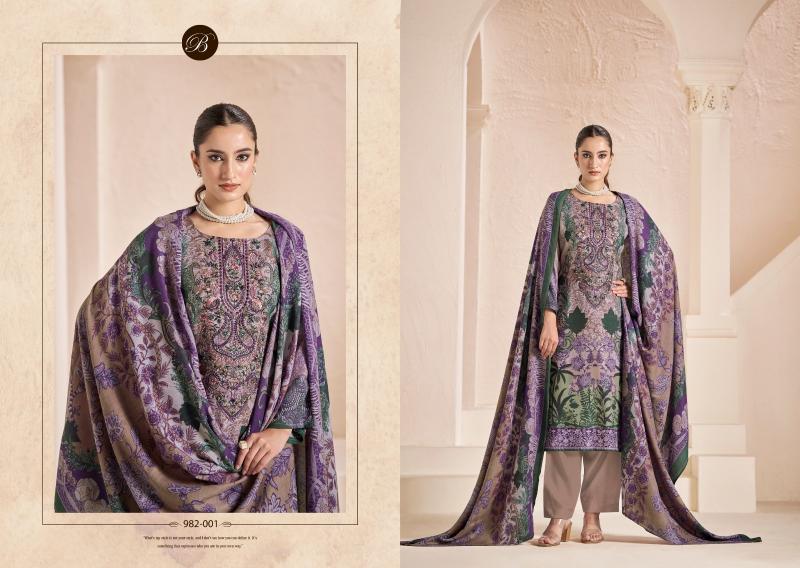 Belliza Mannat Pashmina Wholesale Dress Material market in hyderabad