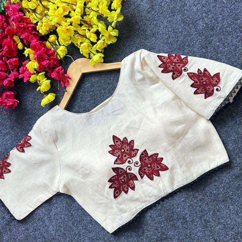 Blousewala Pure Khadi Cotton Blouse 