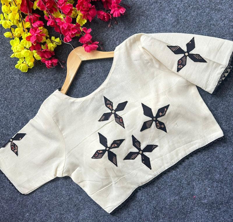 Blousewala Pure Khadi Cotton Blouse 