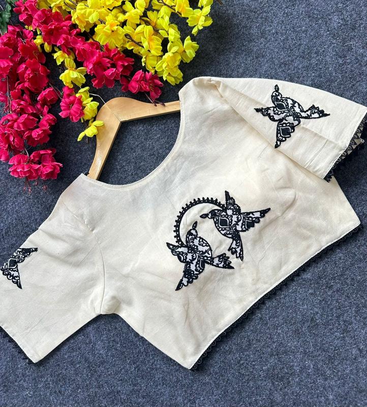 Blousewala Pure Khadi Cotton Blouse 