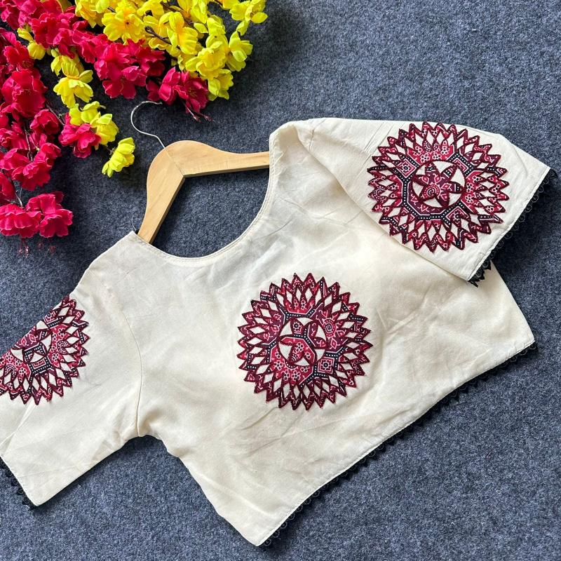 Blousewala Pure Khadi Cotton Blouse 