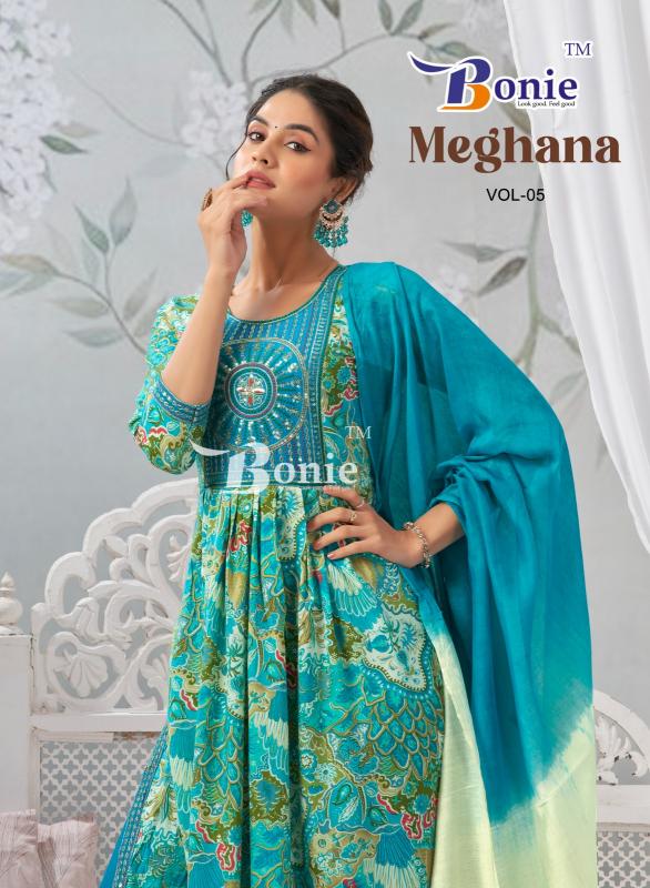 Bonie Meghana 5 Daily Wear Kurtis Online India