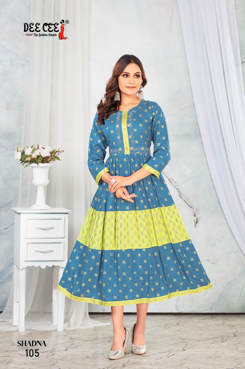 Deecee Shadna Layered Kurti to buy online india