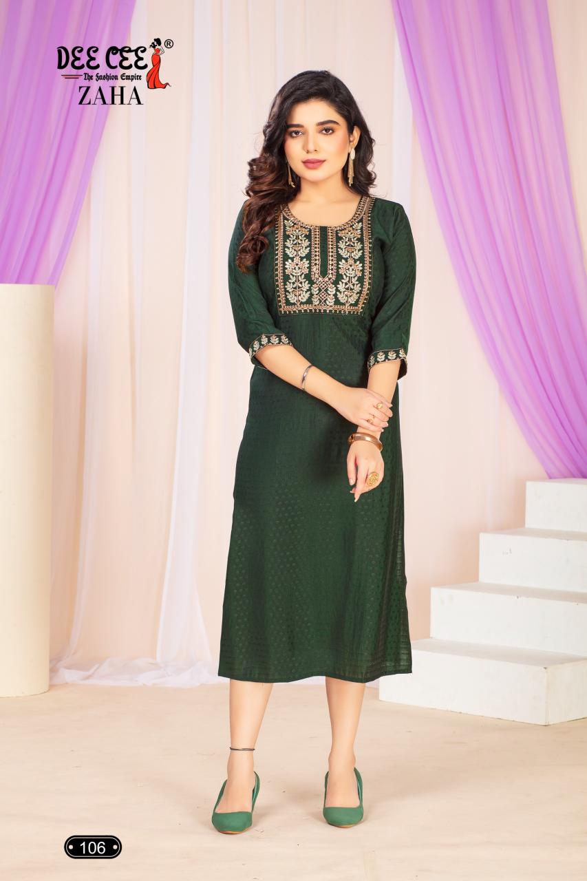 Deecee Zaha Branded Kurti Manufacturer in India