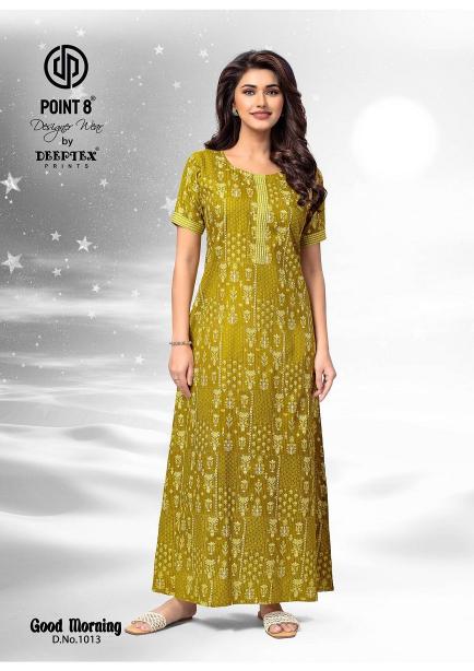 Deeptex Good Morning Vol-1 – Cotton Nighty - Wholesale Catlog