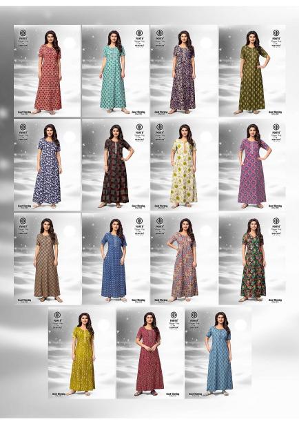 Deeptex Good Morning Vol-1 – Cotton Nighty - Wholesale Catlog