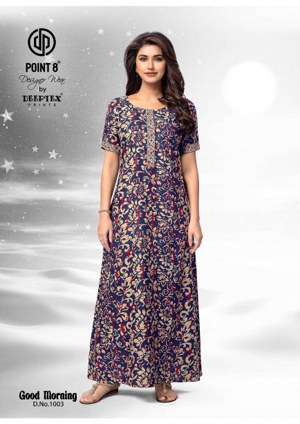 Deeptex Good Morning Vol-1 – Cotton Nighty - Wholesale Catlog