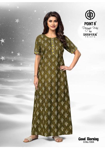 Deeptex Good Morning Vol-1 – Cotton Nighty - Wholesale Catlog