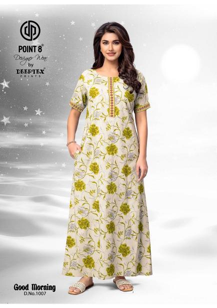 Deeptex Good Morning Vol-1 – Cotton Nighty - Wholesale Catlog