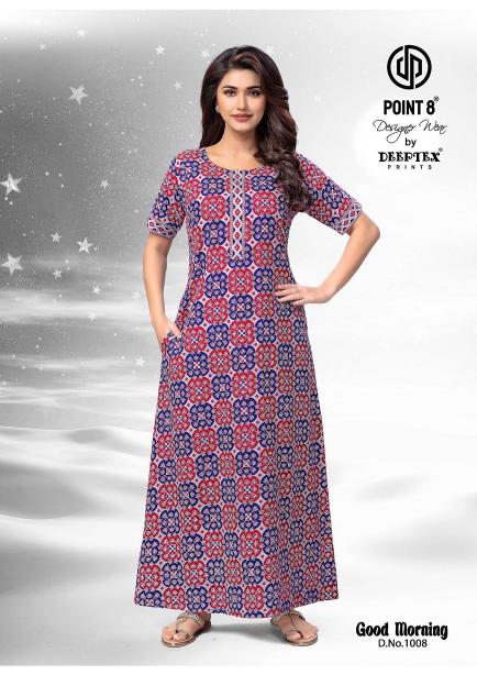 Deeptex Good Morning Vol-1 – Cotton Nighty - Wholesale Catlog