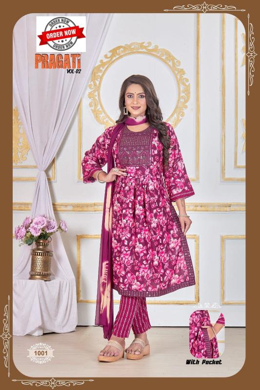 FASHION TALK Pragati Vol 2 Kurti Wholesale Catalog