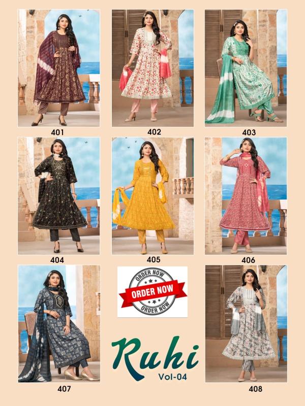 FASHION TALK RUHI VOL.4 Kurti Sale Wholesale Catalog