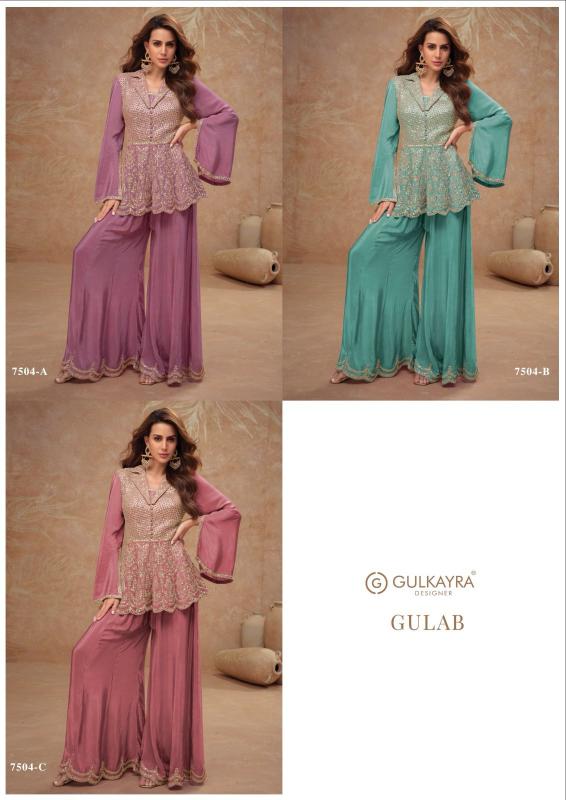 Gulkayra Gulab Designer Indo Western Dress Wholesale catalog