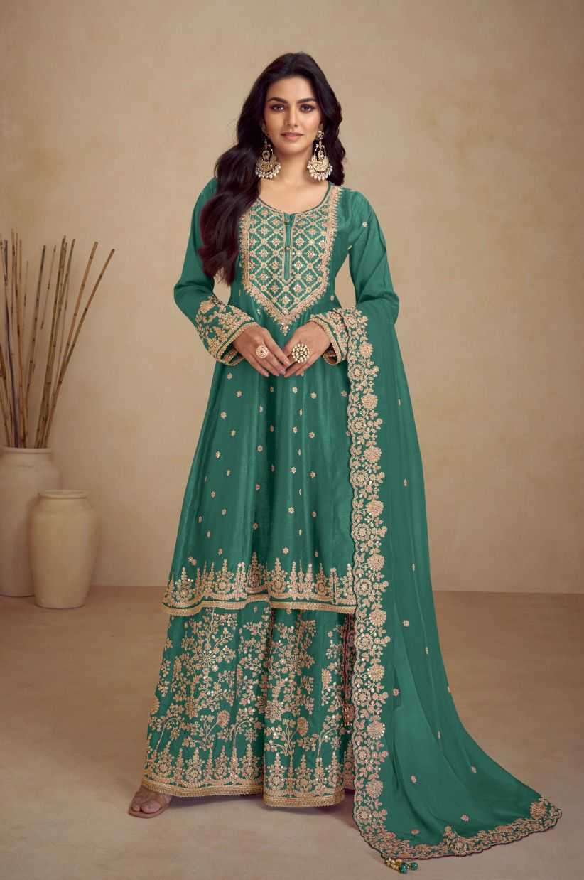 Gulkayra Rihaana Real Chinon Salwar Kameez Wholesale Catalog