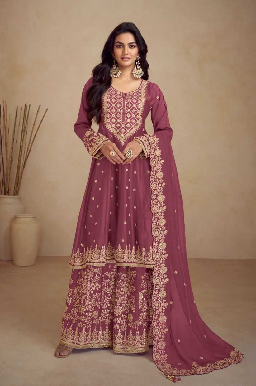 Gulkayra Rihaana Real Chinon Salwar Kameez Wholesale Catalog