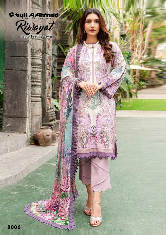 Gull AAhmed Riwayat Vol-08 – Karachi Dress Material - Wholesale Catalog