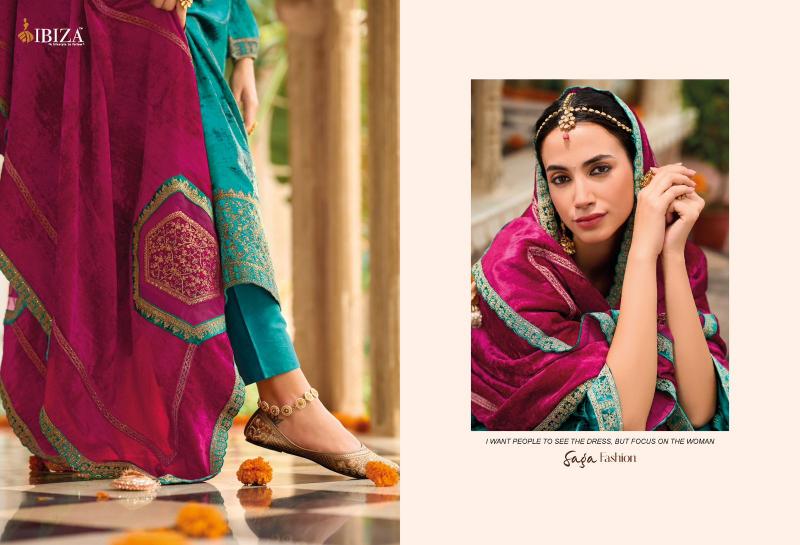 Ibiza Ek Prem Katha Velvet Embroidered Salwar Kameez Wholesale Catalog