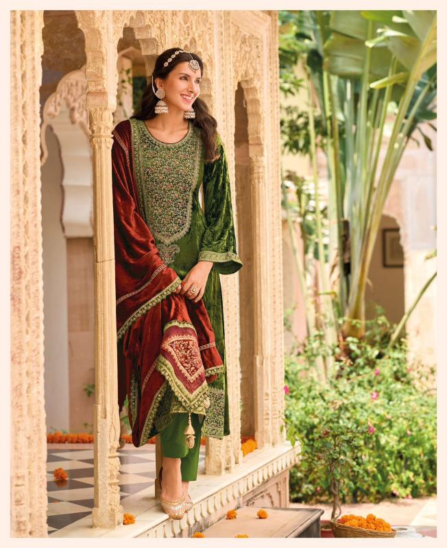 Ibiza Ek Prem Katha Velvet Embroidered Salwar Kameez Wholesale Catalog