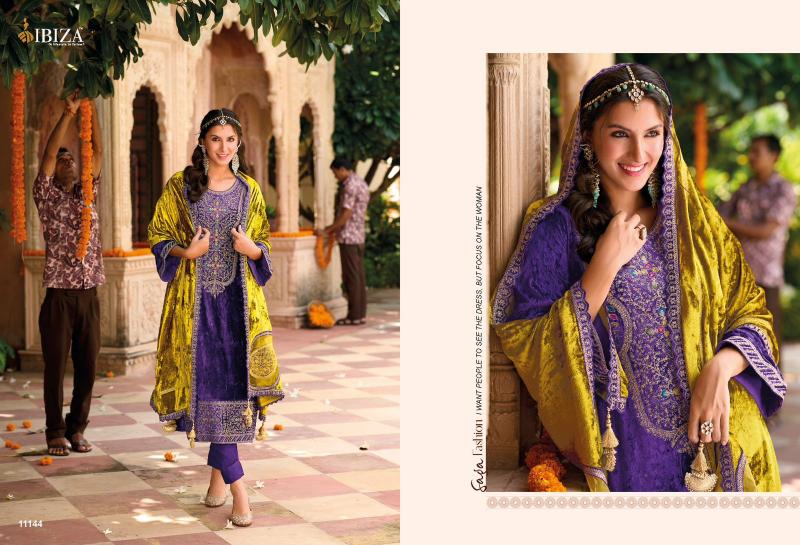 Ibiza Ek Prem Katha Velvet Embroidered Salwar Kameez Wholesale Catalog