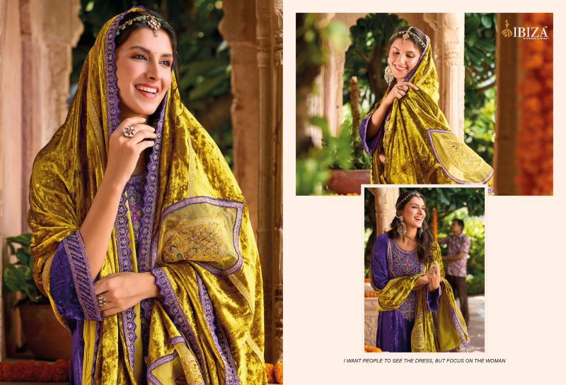 Ibiza Ek Prem Katha Velvet Embroidered Salwar Kameez Wholesale Catalog