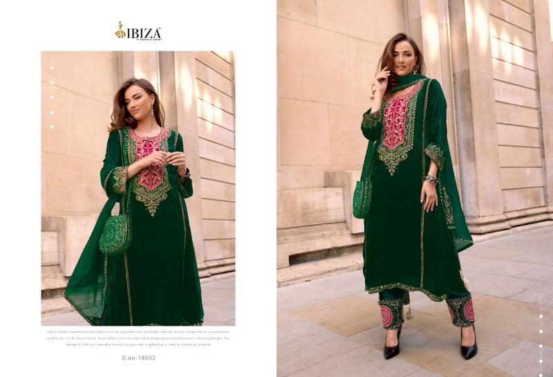 IBIZA Zairah Vol 2 Velvet Salwar Kameez Wholesale Catalog