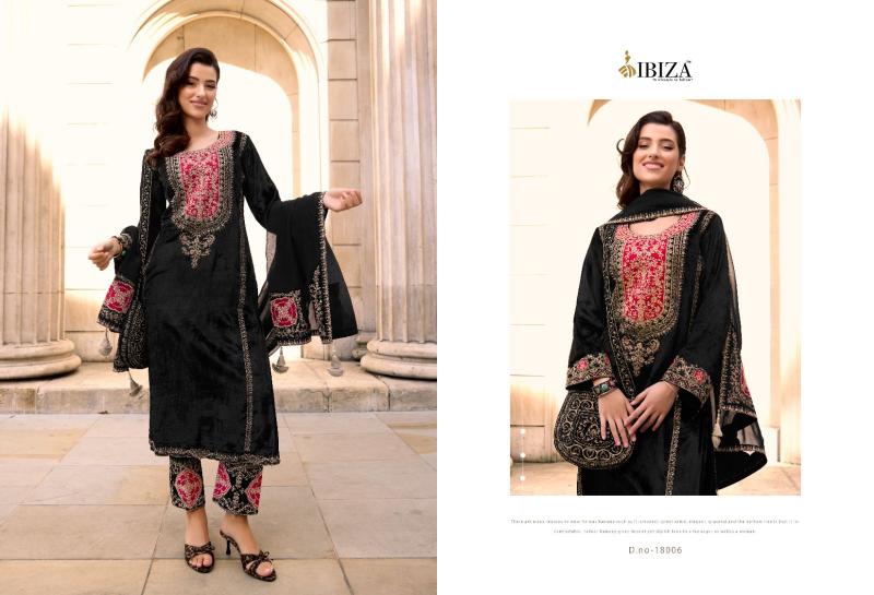 IBIZA Zairah Vol 2 Velvet Salwar Kameez Wholesale Catalog