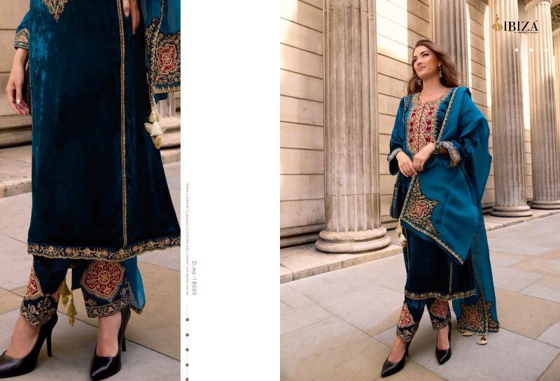 IBIZA Zairah Vol 2 Velvet Salwar Kameez Wholesale Catalog