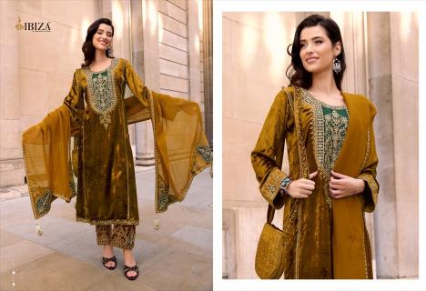 IBIZA Zairah Vol 2 Velvet Salwar Kameez Wholesale Catalog